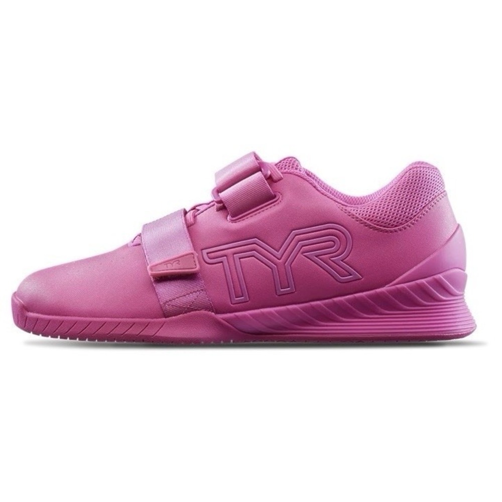 TYR L-1 Lifter Shoes Mens 4.5‎ / Womens 6 Pink Weightlifting Gym Sneakers NWOB
